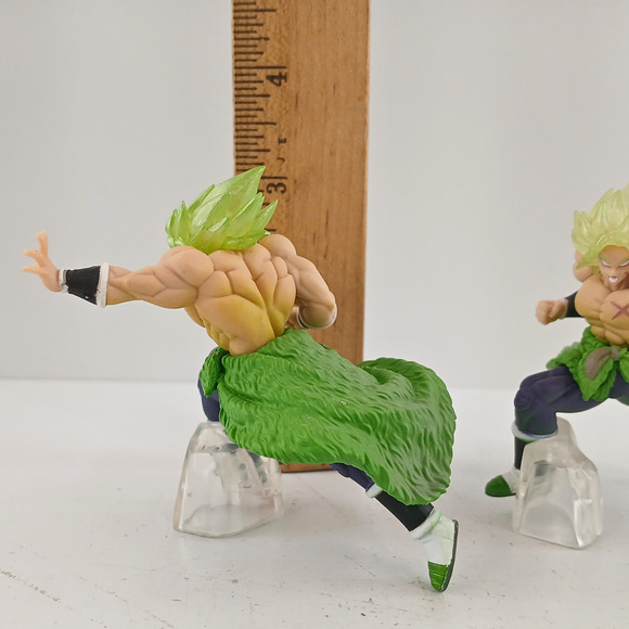 Dragon Ball Super Broly Mini Figures Set of 2 w/ Stands Anime Collectibles - Picture 5 of 8